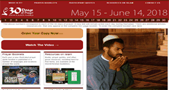 Desktop Screenshot of 30daysprayer.com